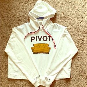 Friends PIVOT Crop Hoodie